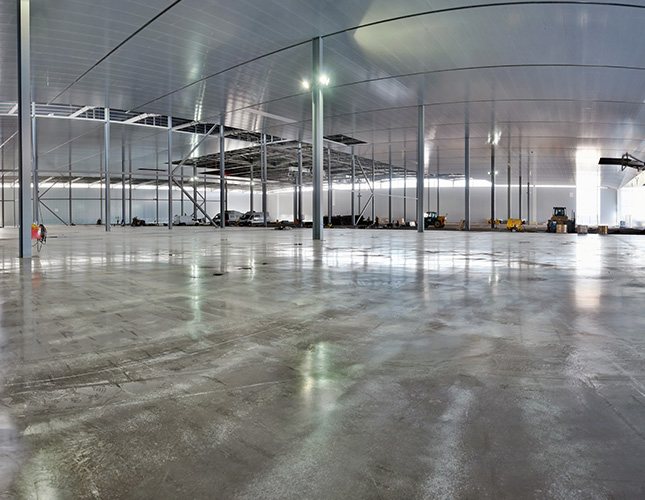 concrete factory flooring finishes