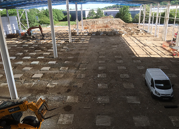concrete flooring belvedere